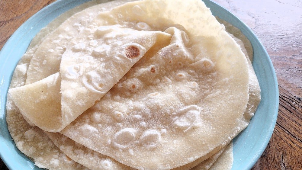 4-Ingredient flour tortilla recipe - goodbye store-bought wraps!