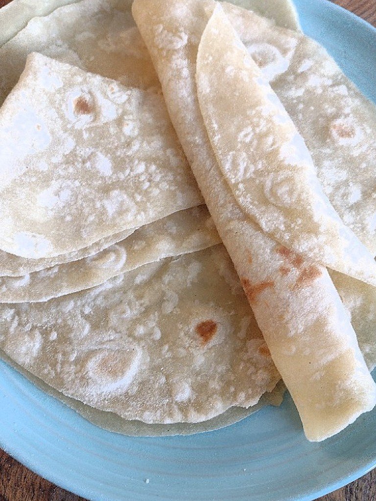 4-Ingredient flour tortilla recipe - goodbye store-bought wraps!