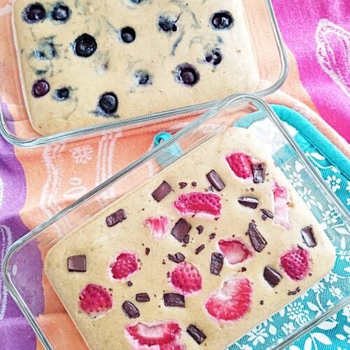 meal prep protein pancake bowls