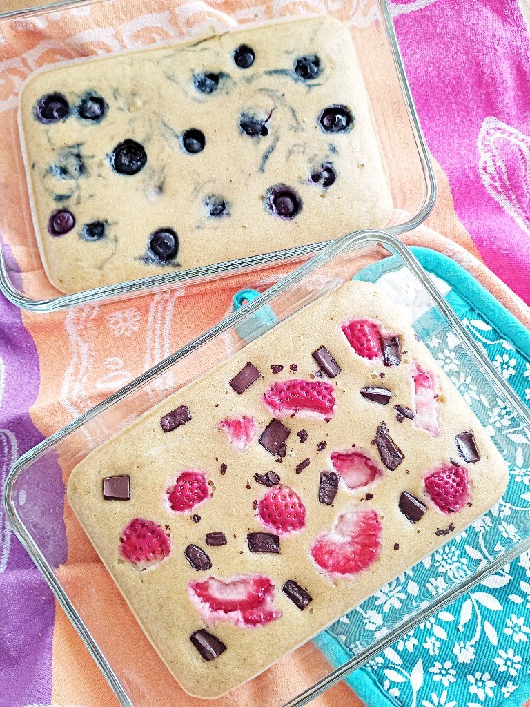 meal prep protein pancake bowls